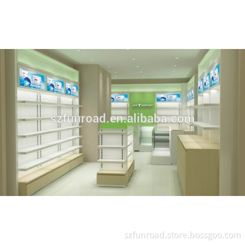 cosmetic store interior design for cosmetic display rack display cabient
